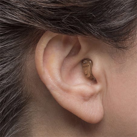 Completely-in-canal hearing aid